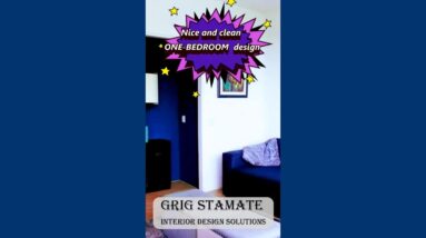 Nice and clean ONE-BEDROOM apartment design