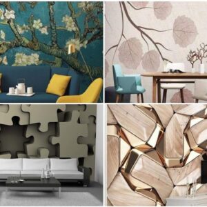 Wallpaper Design For Living Room Interior Decoration With Wallpaper Design For Accent Wall Design