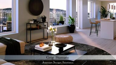 How to Style a Modern Open Concept Space for Your Kitchen, Dining, and Living Room