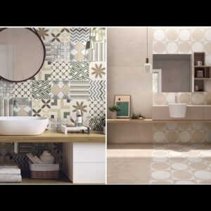 Top Designer Bathroom Wall Tiles and Bathroom Floor Tiles Designs Contrasting Bathroom Tile Images
