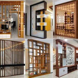 Modern Living Room Partition Wall Design 2023 Room Divider Home Interior Wall Decorating Ideas 2