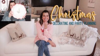 COZY CHRISTMAS DECORATE WITH ME | COZY WINTER MASTER BEDROOM AND PARTY PREP