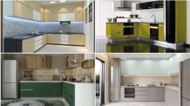 L Shaped Modular kitchen Designs Modern Kitchen Interior || L shaped kitchen cupboard designs 2024