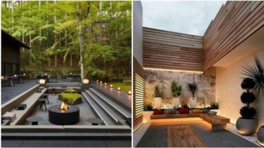 Best outdoor patio furnitures design for outdoor sitting area 2024 | Exterior backyard patio design