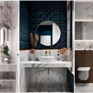 120 Minimalist Bathroom Designs with beautiful bathroom tiles and flooring by Interior Decor Designs