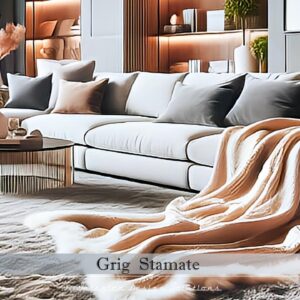 Textiles create COZINESS and WARMTH in the Living Room