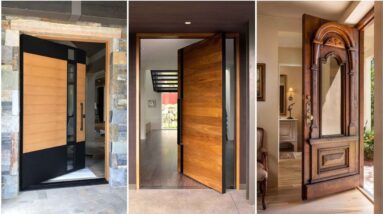 Top 40 Wooden Door Design Ideas Catalogue for Main Home Entrance Doors | Wooden Front Door 2024 - #3