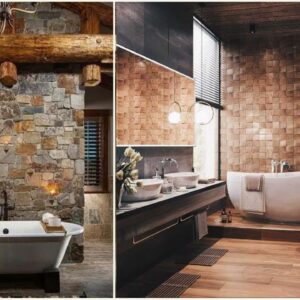 150 Modern Stone Bathroom design ideas 2024 | Unique and stylish stone wall bathroom tiles and floor
