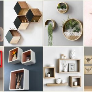 100+ Beautiful Floating Wall Shelves Wall Decor Design Ideas | Wall Rack Shelf Designs 2024