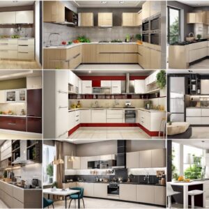 100 Modular Kitchen Ideas 2024 Modern Kitchen Cabinet Colours | Open Kitchen Home Interior Design p4