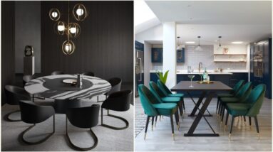 Modern Dining Room Table and Chair Design Images | Top Dining Area Designs and Dining Tables Ideas