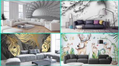 Beautiful Wallpaper Design For Living Room and Bedroom Modern Home Wall Decor Designs Wallpaper 2024