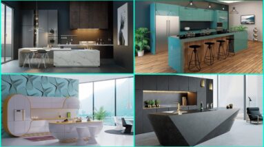 Modular Open Kitchen Interior Design Ideas - Modern Home Interior Island Kitchen Designs 2025