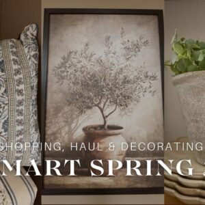 WALMART SPRING 2025 SHOP WITH ME AND HAUL | SPRING DECORATE WITH ME
