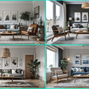 350+ Scandinavian Living Room Interior Design | Cozy Minimalist Japandi Home Interior Decoration