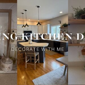 SPRING 2025 KITCHEN DECORATE WITH ME | SIMPLE SPRING KITCHEN DECOR