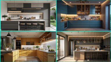 300+ Modular Kitchen Designs Sleek Open Kitchen Cabinet Interior | Modern Home Interior Design