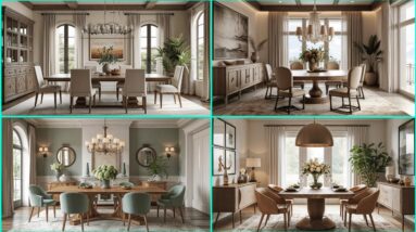 Modern Dining Room Table and Chair Design Images | Top Dining Area Designs and Dining Tables 2025