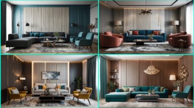 Wall Panel Designs for Living Room 2025 | Fluted, Wood, Marble & Modern Accents