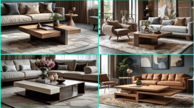 Coffee Table Designs 2025 | Modern Center Tables, Multifunctional Storage, Unique Shapes & Styling