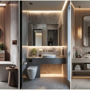 Minimalist Bathroom Design 2025 | Clean Lines, Neutral Palettes, Floating Vanities & Clutter-Free