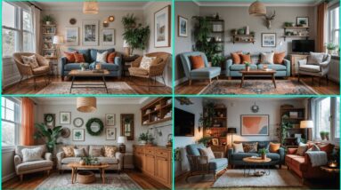 Small Cozy Living Room Design 2025 | Space-Saving Layouts, Warm Colors, Layered Textures, Furniture