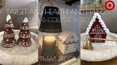 NEW HEARTH AND HAND CHRISTMAS COLLECTION 2025 || TARGET SHOP WITH ME AND HAUL | Decor Haul