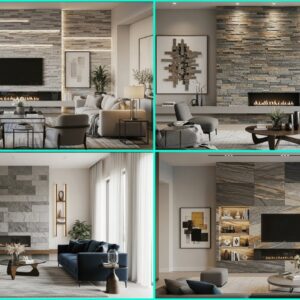 Living Room Stone Wall Design: Modern Cladding, Accent Walls & Luxury Interior Ideas 2025