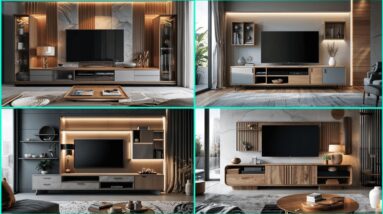 TV Cabinet Design Ideas 2025 | Modern TV Unit, Wall Mounted & Floating Entertainment Centers
