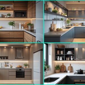 Modern Small Kitchen Interior Design | Space-Saving Contemporary Ideas 2026