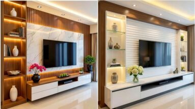 Top 200 Modern TV Wall Unit Designs 2026 | Luxury Living Room TV Cabinets & Media Wall Decor Trends