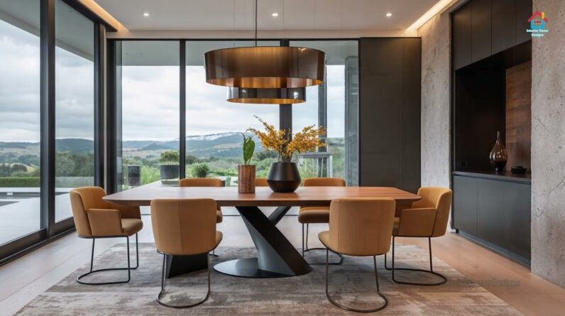 Modern Dining Table and Dining Chair Design Ideas for Beautiful Dining Room Interiors